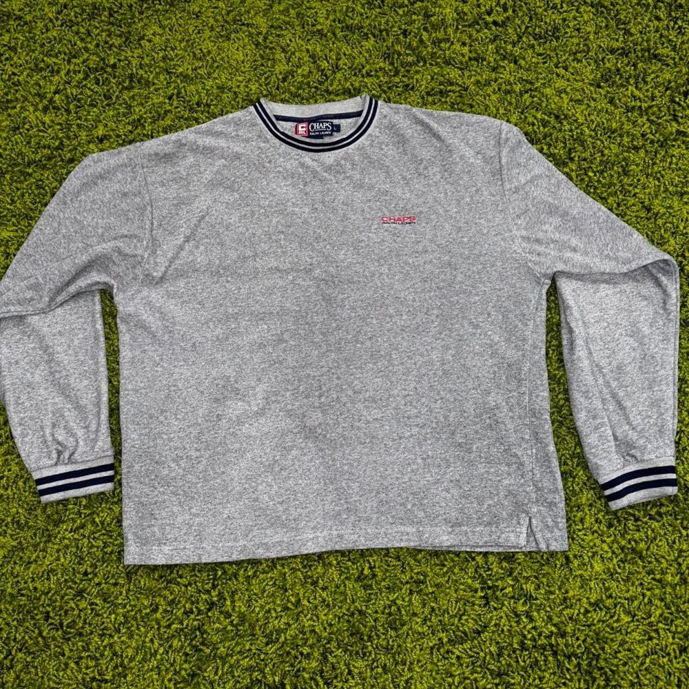 Vintage 90s Chaps Ralph Lauren Sweatshirt Crewneck Sz Large (25.5x26.5)